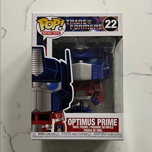 Funko Pop! Optimus Prime Action Figure - Blue, Red, Silver